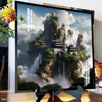 Tranh phong thủy sơn thủy đẹp