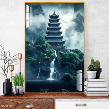 Tranh phong thủy sơn thủy hữu tình