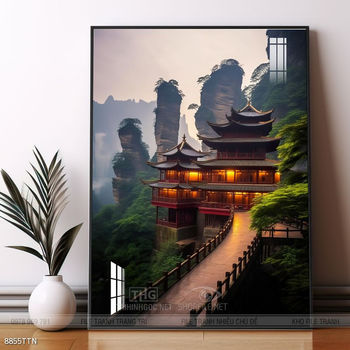 Tranh phong thủy sơn thủy đẹp