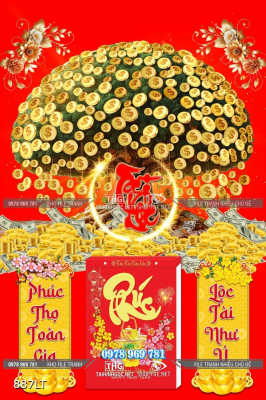 File tranh lịch cây kim tiền vàng rực rỡ File tranh lịch cây kim tiền vàng rực rỡ