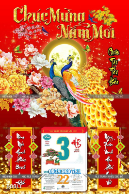 file tranh chim công in lịch Tết file tranh chim công in lịch Tết