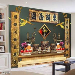 Tranh 3d trang trí bàn thờ ông bà tổ tiên chất lượng cao