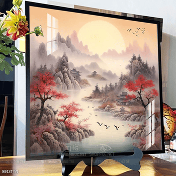 Tranh phong thủy treo trang trí phòng khách