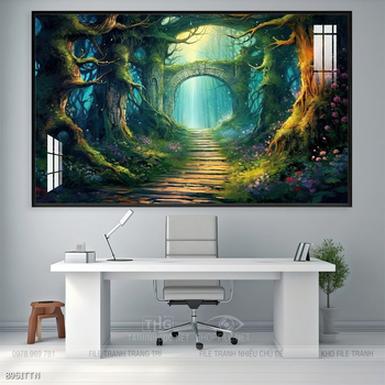 Tranh phong thủy nghệ thuật đẹp nhất