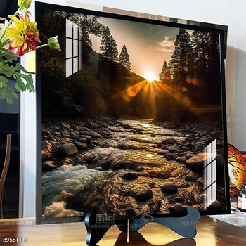 Tranh phong thủy sơn thủy hữu tình