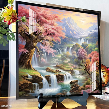 Tranh phong thủy nước non tuyệt đẹp