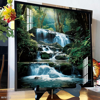 Tranh phong thủy nước non tuyệt đẹp