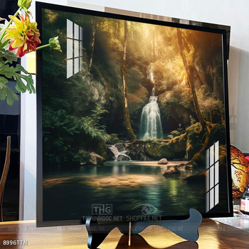 Tranh phong thủy nước non tuyệt đẹp