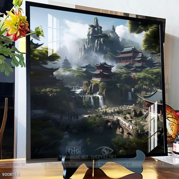 Tranh phong thủy sơn thủy hữu tình