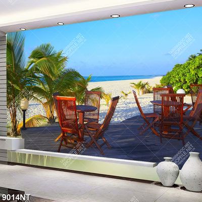 Tranh bãi biển đẹp 9014NT