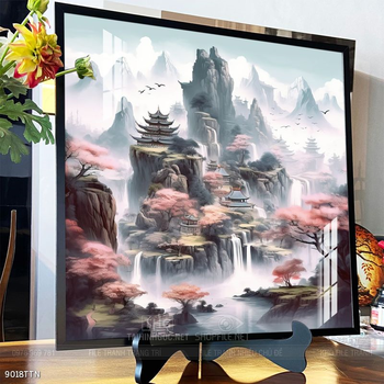 Tranh phong thủy sơn thủy đẹp