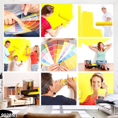 Tranh ghép sơn tường nhà