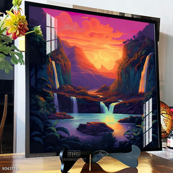 Tranh phong thủy sơn thủy hữu tình