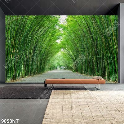 Tranh rừng trúc xanh 9058NT