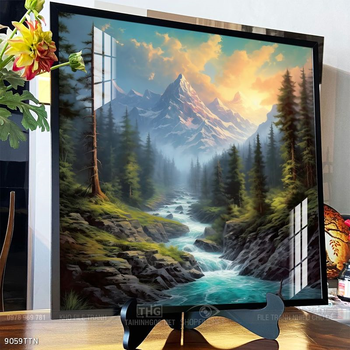 Tranh phong thủy treo trang trí phòng khách