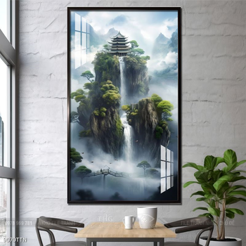 Tranh phong thủy sơn thủy đẹp