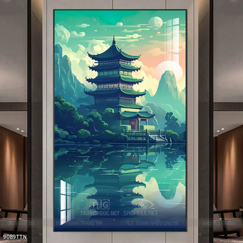 Tranh phong thủy treo trang trí phòng khách