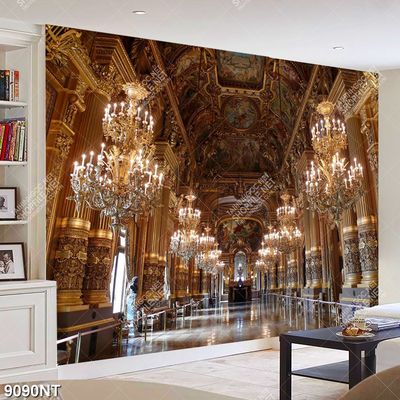 Tranh công trình kiến trúc cổ điển Châu Âu 9090NT