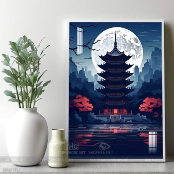 Tranh phong thủy sơn thủy hữu tình