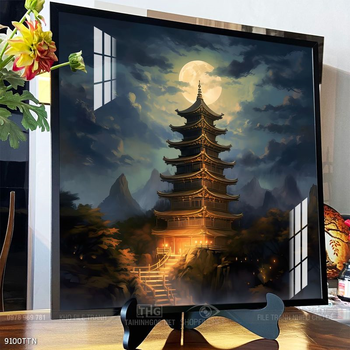 Tranh phong thủy nước non tuyệt đẹp