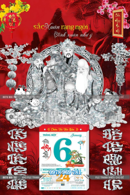 File tranh Phúc Lộc Thọ