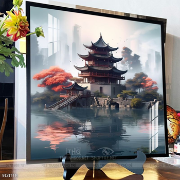 Tranh phong thủy sơn thủy đẹp