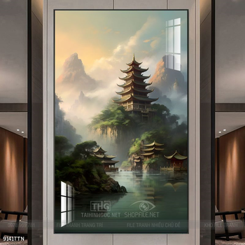 Tranh phong thủy treo trang trí phòng khách