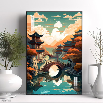 Tranh phong thủy nghệ thuật decor