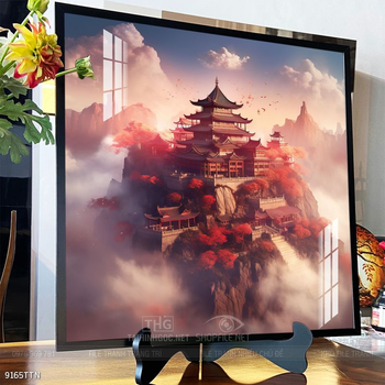 Tranh phong thủy nước non tuyệt đẹp