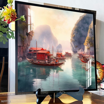 Tranh phong thủy sơn thủy hữu tình