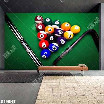 tranh billiard pool snooker bi a bi-a Tranh bàn bida 9196NT