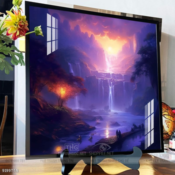 Tranh phong thủy sơn thủy hữu tình