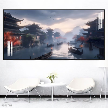 Tranh treo phòng khách theo phong thủy