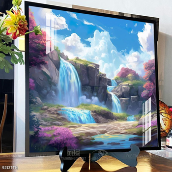 Tranh phong thủy nước non tuyệt đẹp