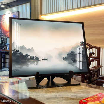 Tranh phong thủy phong cảnh thác nước thiên nhiên