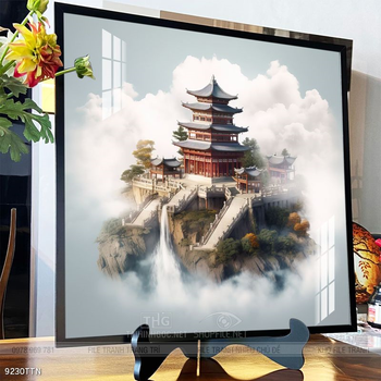 Tranh phong thủy nước non tuyệt đẹp