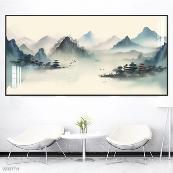 Tranh phong thủy treo trang trí phòng khách