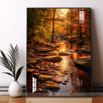 Tranh phong thủy sơn thủy hữu tình