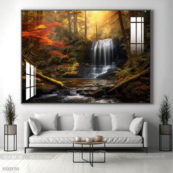 Tranh phong thủy sơn thủy hữu tình