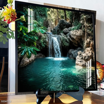 Tranh phong thủy nước non tuyệt đẹp