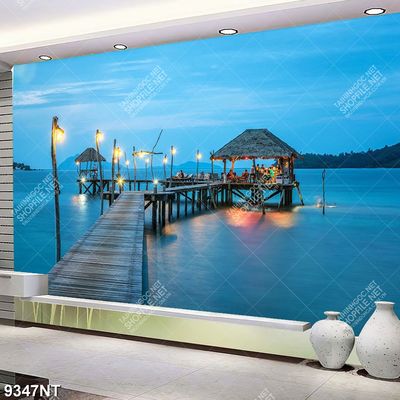 Tranh du lịch biển 9347NT