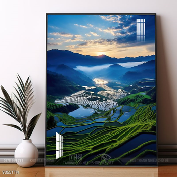 Tranh phong thủy sơn thủy hữu tình