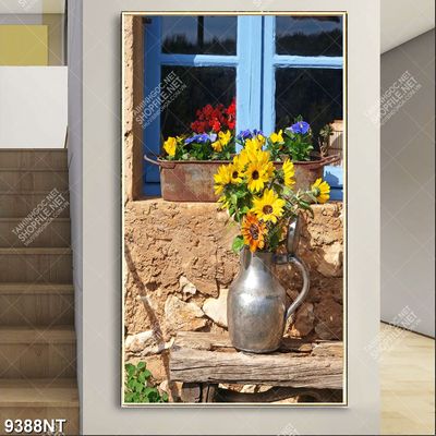 Tranh bình hoa tươi 9388NT