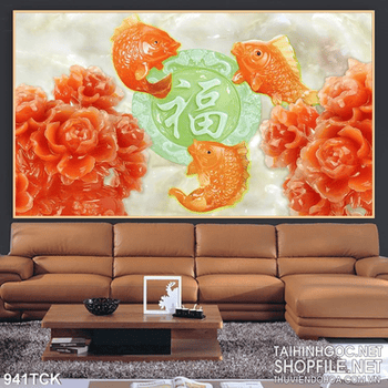 Tranh giả ngọc cá chép