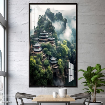 Tranh phong thủy sơn thủy đẹp