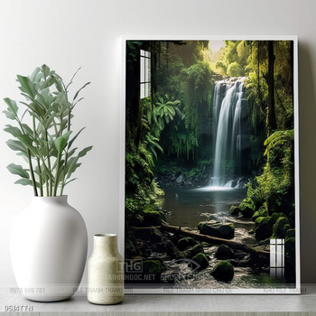 Tranh phong thủy treo trang trí phòng khách