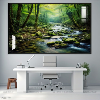 Tranh treo phòng khách theo phong thủy