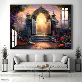 Tranh treo phòng khách theo phong thủy