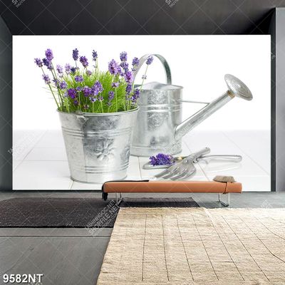 Tranh chậu hoa tím 9582NT