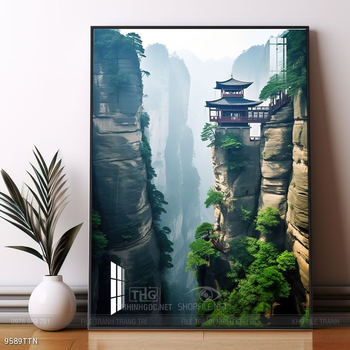 Tranh phong thủy sơn thủy hữu tình